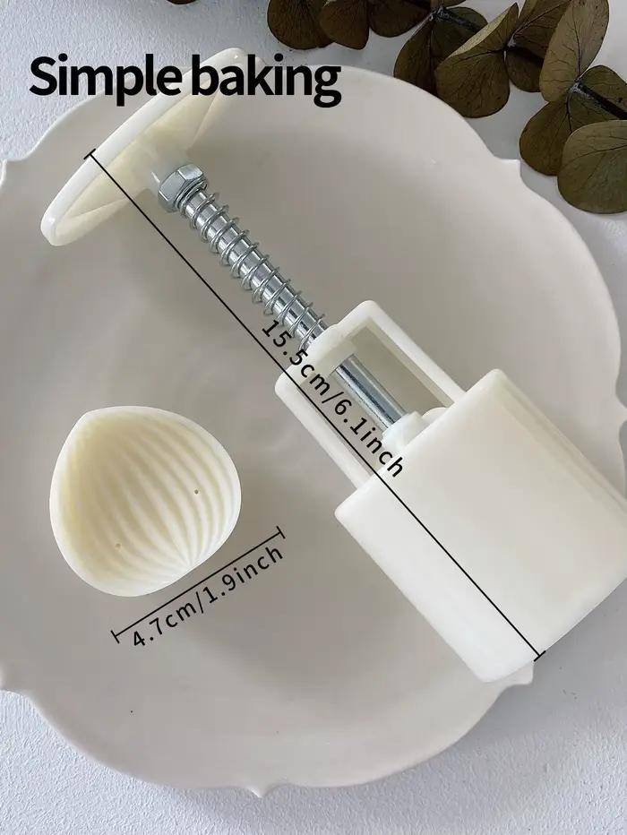Moule à pâtisserie en forme d'amande pour gâteau aux haricots verts en plastique certifié FCM occasion festival de la mi-automne cadeau traditionnel cuisine pâtisserie