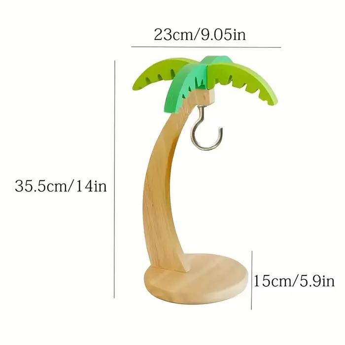 Support de banane en bois suspendu