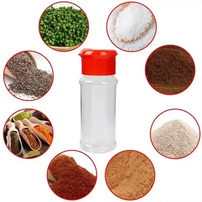 Bouteilles de secoueur d'assaisonnement d'épices portables, pots de sucre, sel, poivre, distributeur de condiments pour barbecue, récipient en plastique vide, Gadgets de cuisine