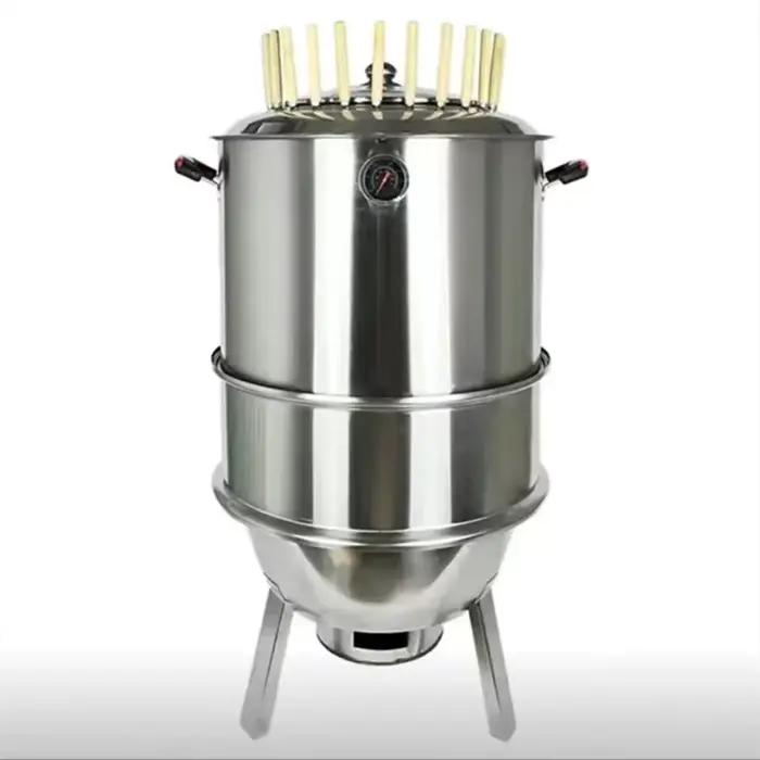 Barbecue sans fumée en acier inoxydable OEING pour pique-niques, camping et chasse, avec contrôle de température et facilité d'entretien