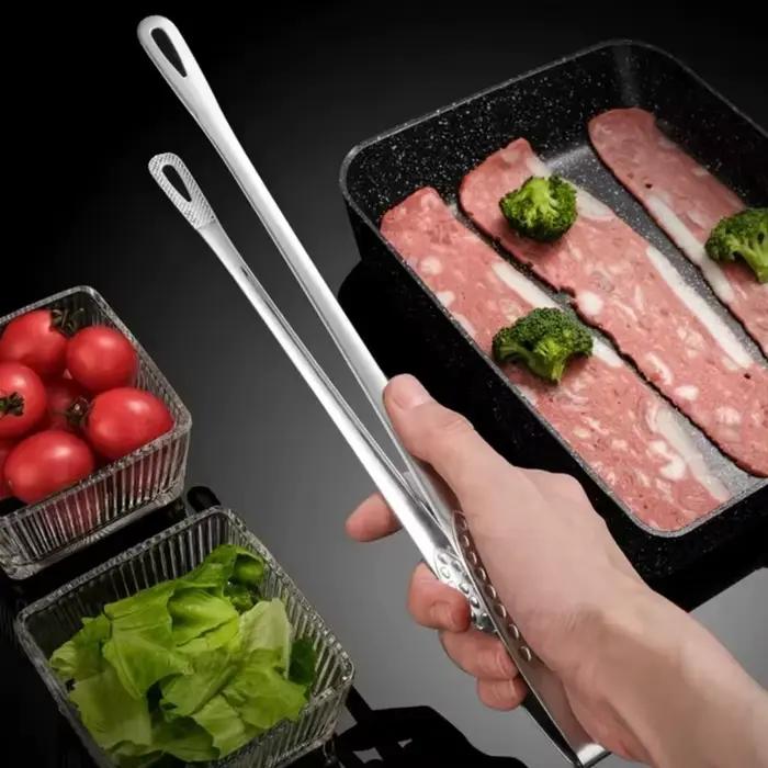 Pinces de cuisine économiques pinces de Barbecue en acier inoxydable pince BBQ gril pinces à viande pincettes de cuisson pour ustensiles alimentaires outils de cuisine