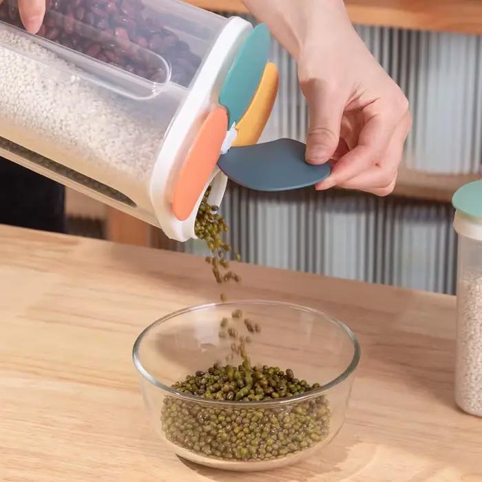 Boîte de rangement de céréales de cuisine en plastique