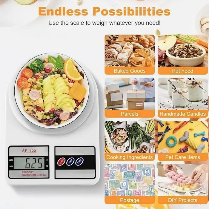 Balance de cuisine numérique capacité 22 lb/10 kg