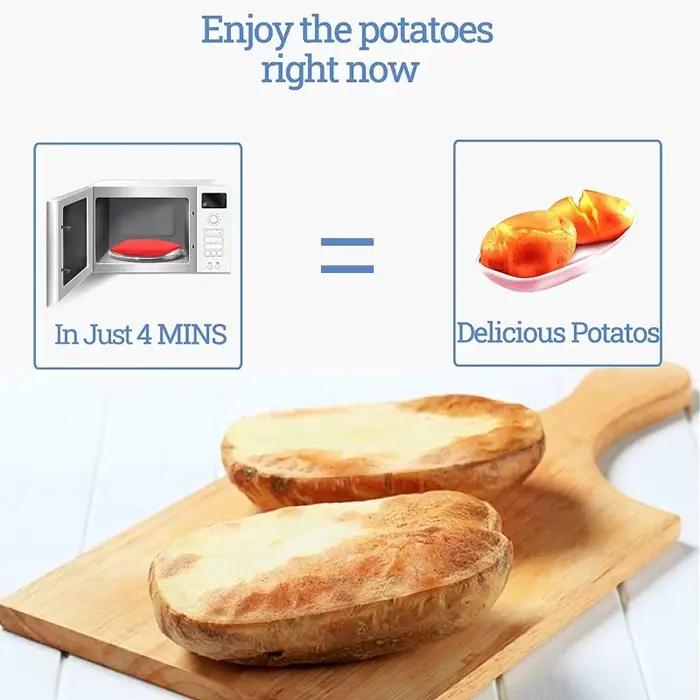 1PC NOUVEAU Sac de cuisson rouge lavable pour pommes de terre
