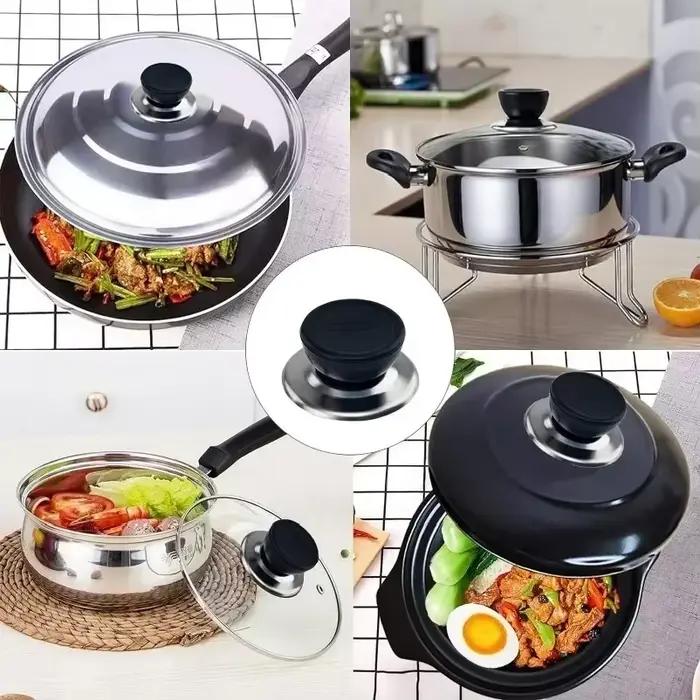 Poignée de couvercle de casserole universelle remplaçable anti-brûlure pour ustensiles de cuisine