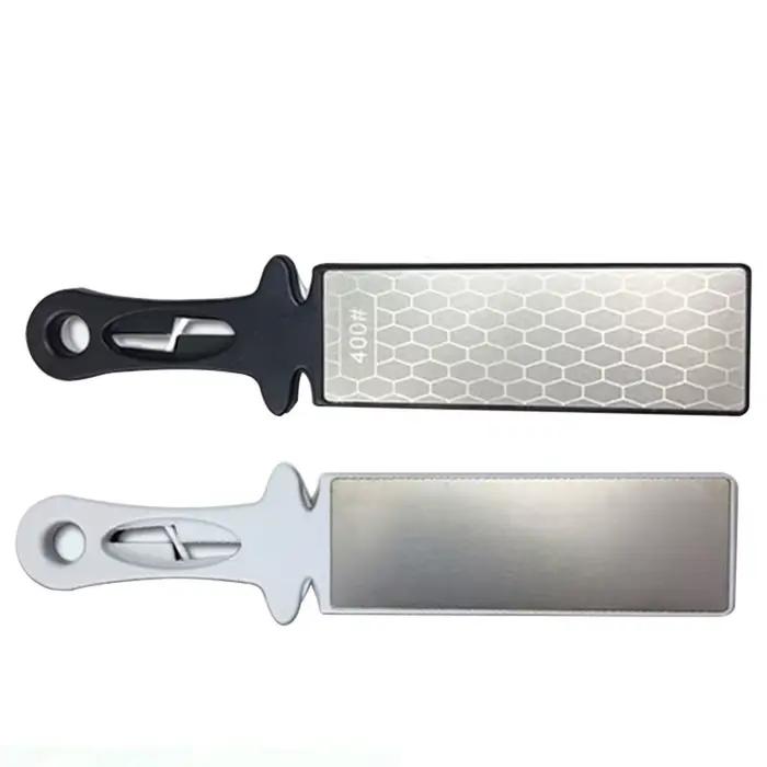 Meilleur 5 in1 aiguiseur de couteaux barres de diamant 400/1000 multi-outils couteau de cuisine en acier au tungstène céramique meulage pierre à aiguiser Double face