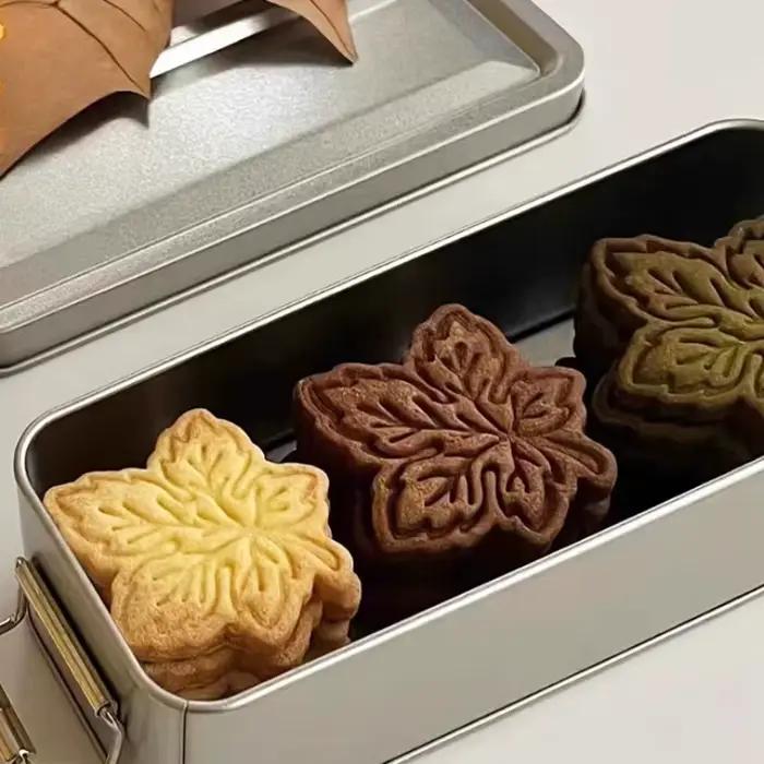 Feuille d'érable emporte-pièces 3D automne feuille forme PLA plastique moule de cuisson Fondant pâtisserie gâteau décor outils bricolage cuisson Biscuit moule
