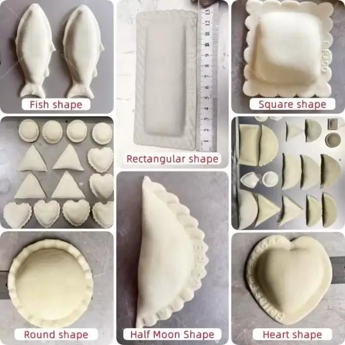 Machine automatique pour la fabrication de tortellini, empanadas, raviolis, samosas, dumplings et pelmeni, personnalisable