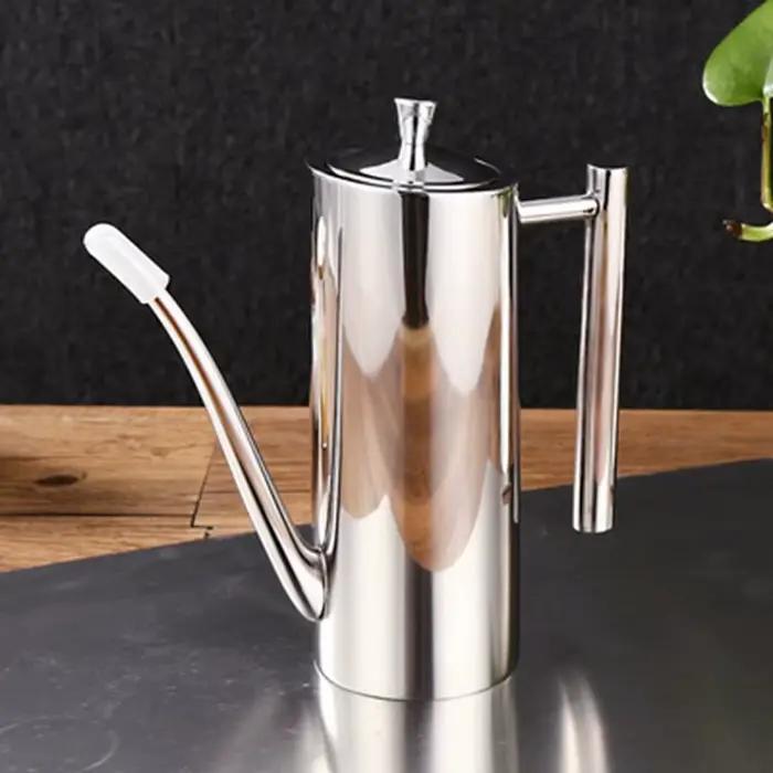 Bouteille d'huile d'olive en acier inoxydable