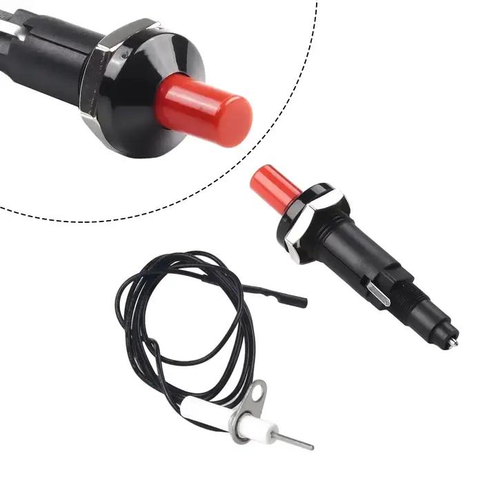 Allumage piézo-électrique 18KV 3PF PP 2.3 Mm Portable Excellent avec câble BBQ Barbecue Camping gril allumeur