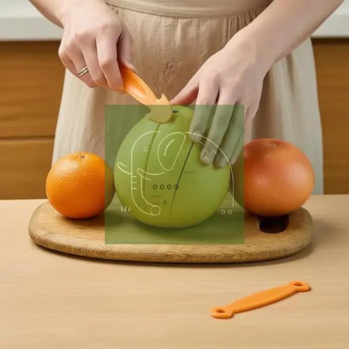 1/3/5 éplucheurs multifonctionnels pour oranges