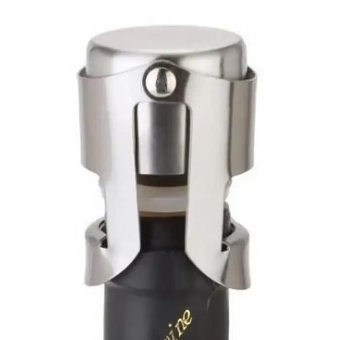 Bouchon de bouteille de champagne en acier inoxydable, scellé sous vide, pour vin mousseux, ouvre-bouteille, outil de bar