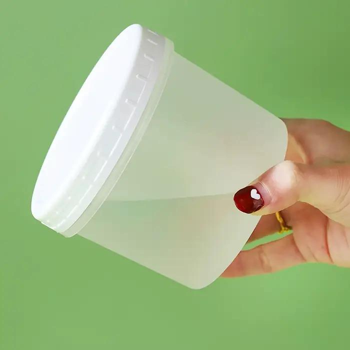 Pots de pouding au yaourt 160 ml/400 ml avec couvercles