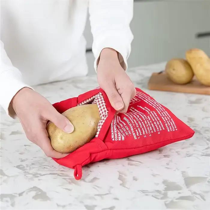 Sac de cuisson pour pommes de terre au micro-ondes