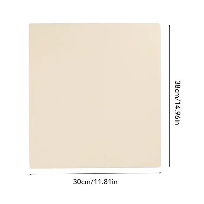 Pierre à Pizza rectangulaire en Cordiérite 30x38cm pour Cuisine Professionnelle et Soirées Familiales