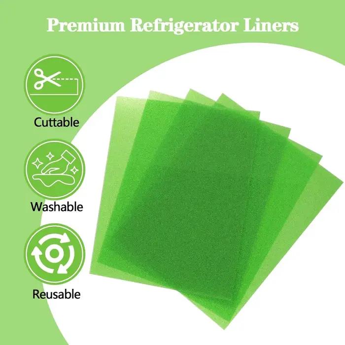 Tapis réutilisable pour prolonger la durée de vie des fruits et légumes dans les tiroirs du réfrigérateur – Prévient la dégâts des produits frais – Tapis de protection pour étagères de réfrigérateur