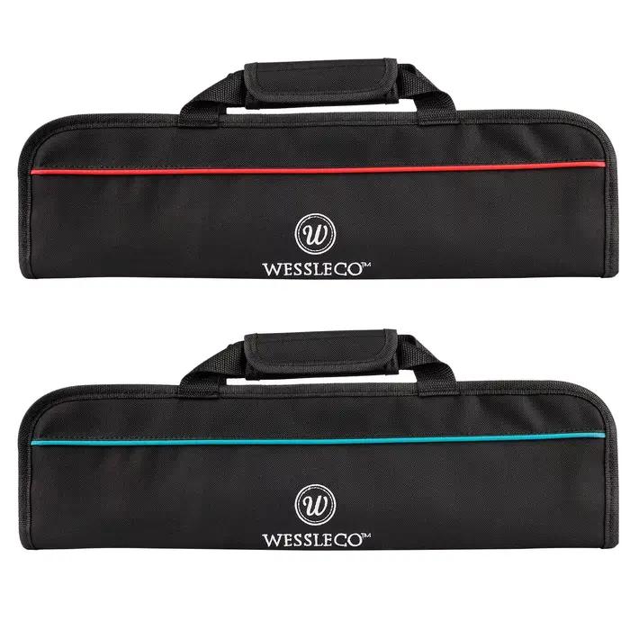 WESSLECO – sac à couteaux de Chef en Nylon, pochette pliante, mallette de rangement de cuisine pour fête de voyage scolaire