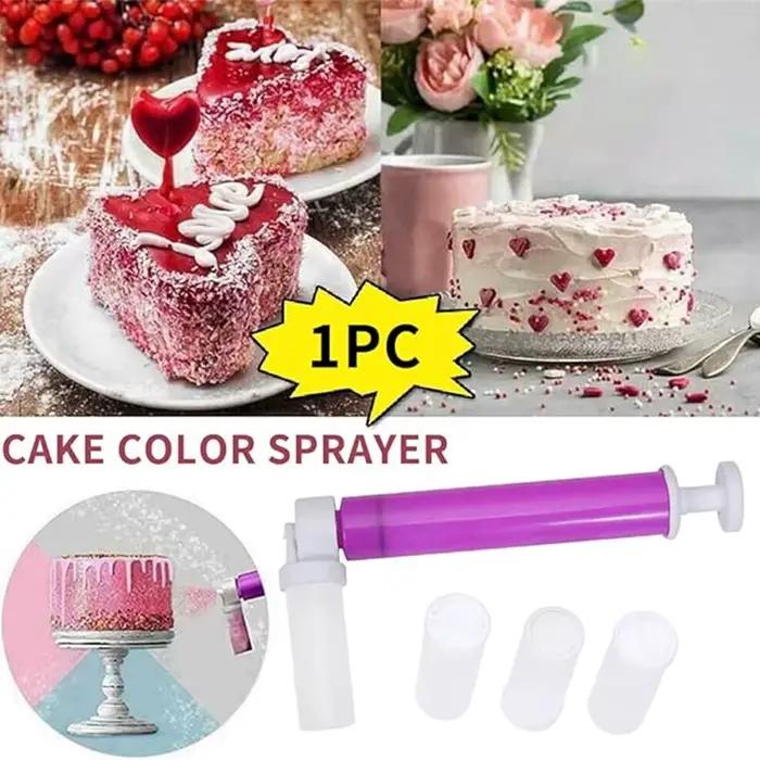 Pistolets de pulvérisation manuels à paillettes pour décoration de gâteau