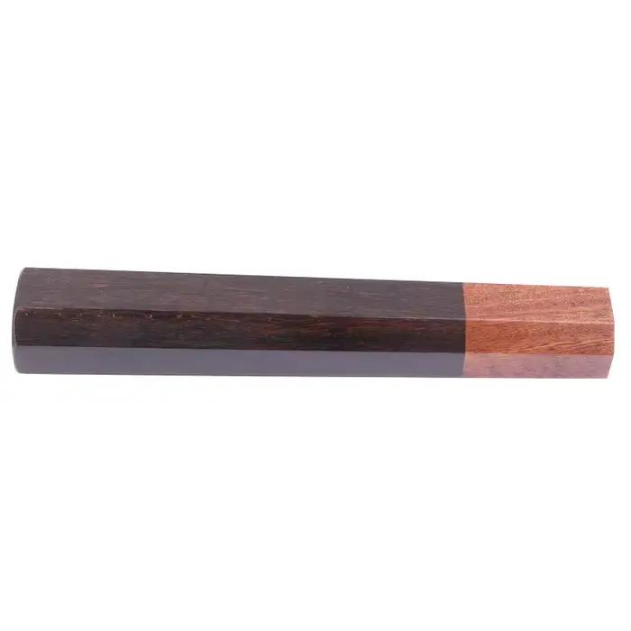 ▪ Manche de couteau de cuisine DIY en bois naturel écologique pour la fabrication de couteaux, accessoires de détails, manche octogonal