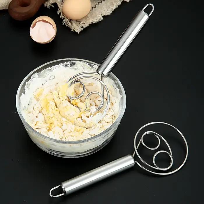 Fouet à pâte mélangeur à pain en acier inoxydable gâteau pâtisserie farines mélangeurs