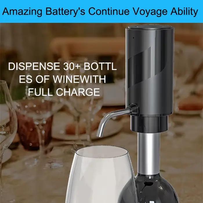 Distributeur d'aérateur de vin électrique rechargeable, aération automatique à une touche, accessoire de bar intelligent pour soirées et dîners romantiques