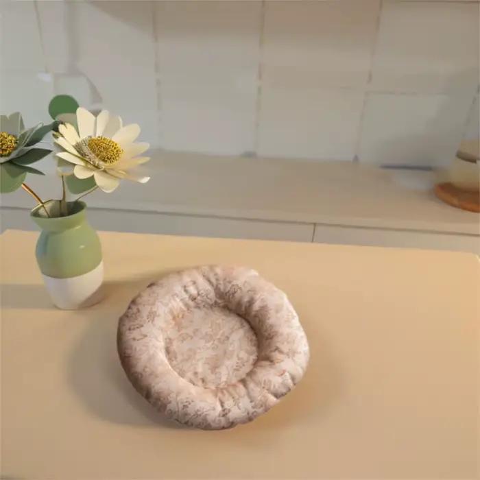 Coussin de théière en tissu floral élégant pour isolation thermique et protection de la table pour usage quotidien et occasions spéciales