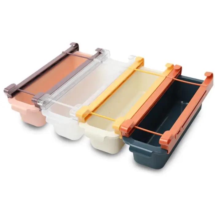 Support de rangement pour réfrigérateur de cuisine, support d'étagère pour réfrigérateur et congélateur, espace de tiroir extractible