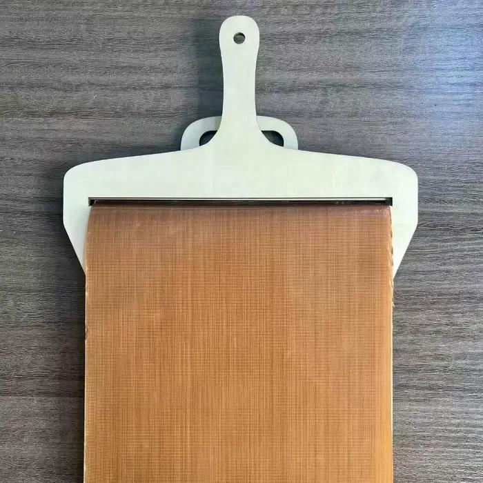 Pelle à Pizza coulissante Portable, plateau à pâte, pelage de Pizza coulissant, spatule antiadhésive, palette avec tissu haute température, 1 pièces