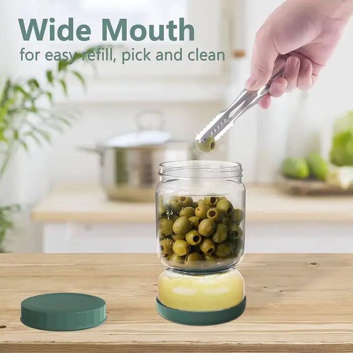 Bocal en verre pour cornichons avec couvercles