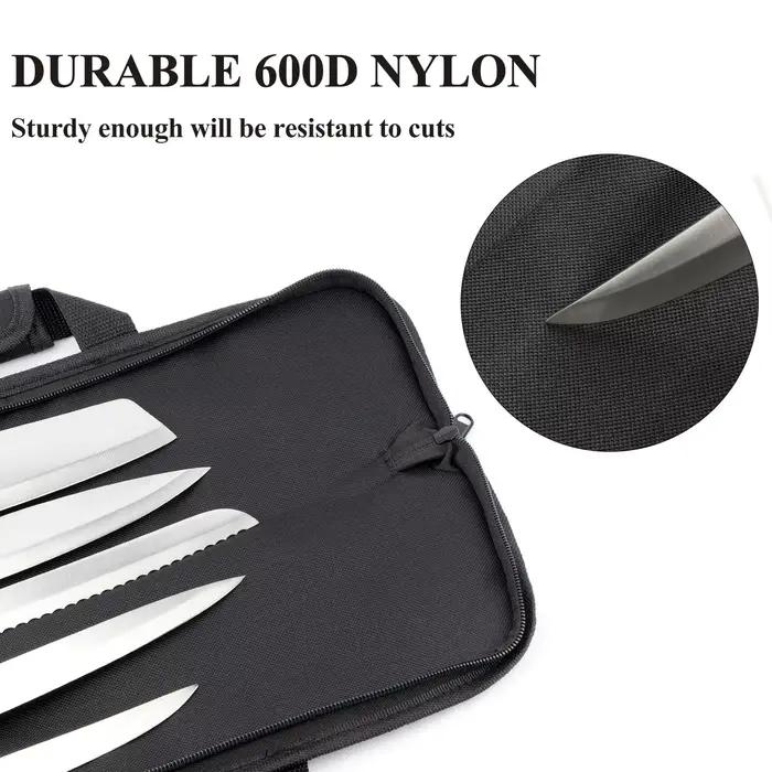 WESSLECO – sac à couteaux de Chef en Nylon, pochette pliante, mallette de rangement de cuisine pour fête de voyage scolaire