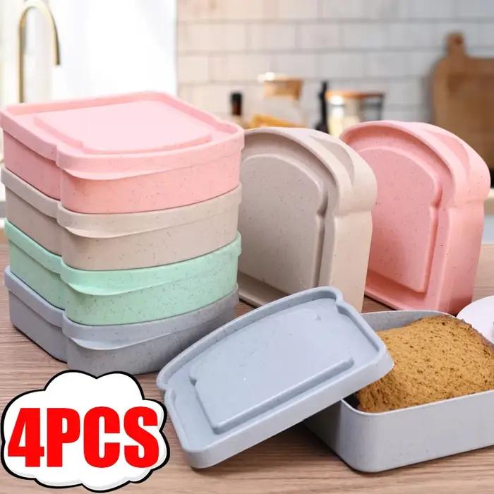 Boîte de rangement des aliments pour sandwich avec couvercle