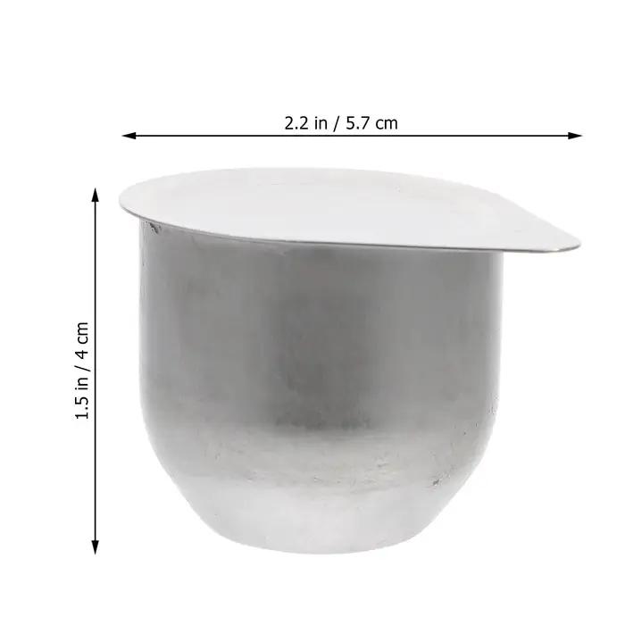 Creuset en fer polyvalent, durable, résistant aux hautes températures, pour la fusion et le raffinage, outil pratique de laboratoire