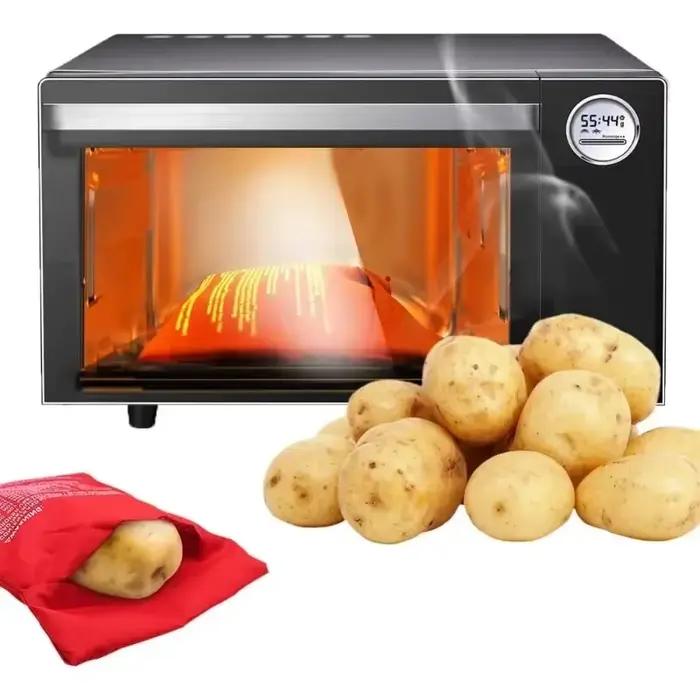 Sac à pommes de terre réutilisable pour micro-ondes