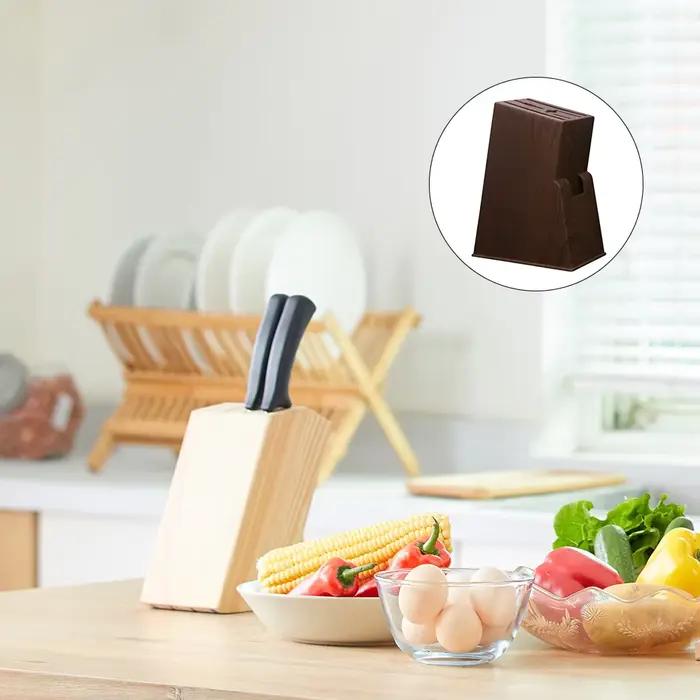 Porte-couteau opaque, dessus de seau Rangement des couverts en plastique Outil de coupe de cuisine T1