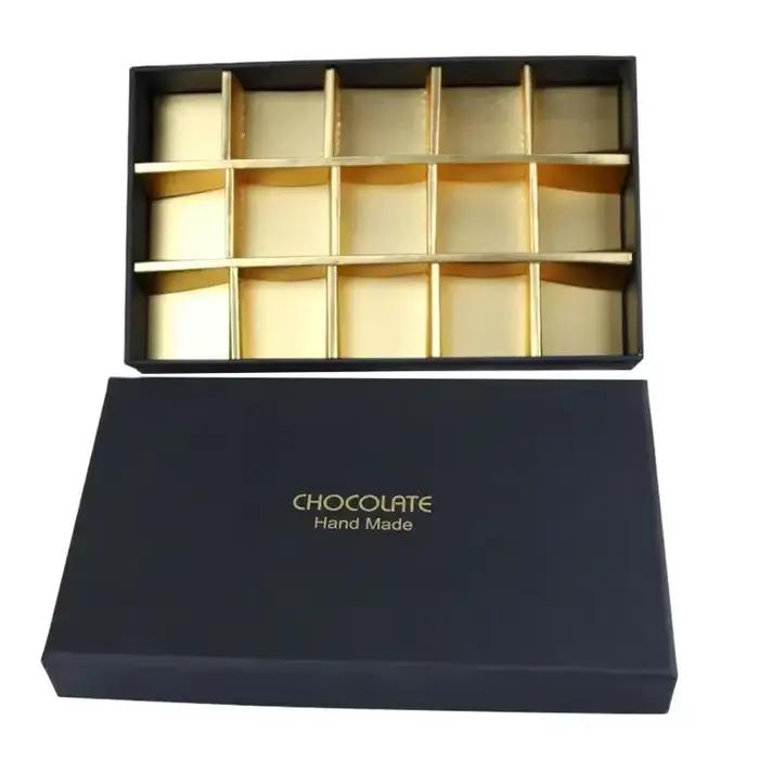 Boîte à Chocolat à Couverture Rigide sur Mesure avec Logo