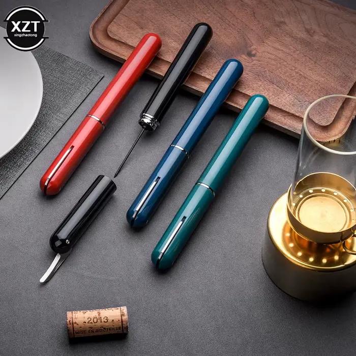 Pompe à air ouvre-bouteille de vin en acier inoxydable multifonctionnelle pour usage domestique et professionnel, ouvre-bouteilles sûrs et élégants pour occasions spéciales et cadeaux d'affaires