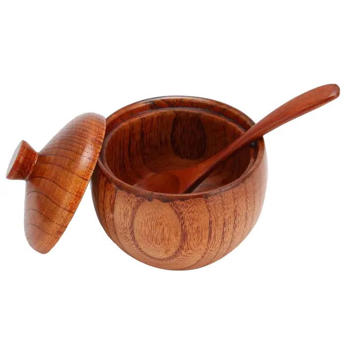 Pot à épices en bois Sucrier