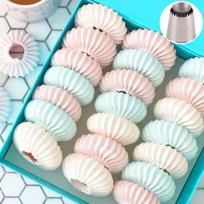 Douilles extra larges pour crème glacée, outils de décoration de gâteau d'anniversaire et de mariage, pointes de crème glacée haut de gamme, pâtisserie, fleur, CM038CM039