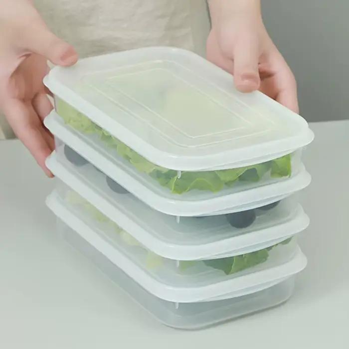 Boite de conservation de viande congelée en bois pour la conservation de fruits et légumes en réfrigérateur occasions spéciales et quotidienne
