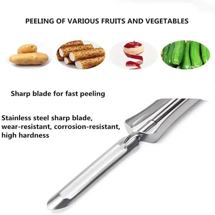 Éplucheur de fruits et légumes, couteau, râpe, éplucheur de pommes de terre, trancheur en plastique, outil de cuisine, Gadget, nouveau gadget