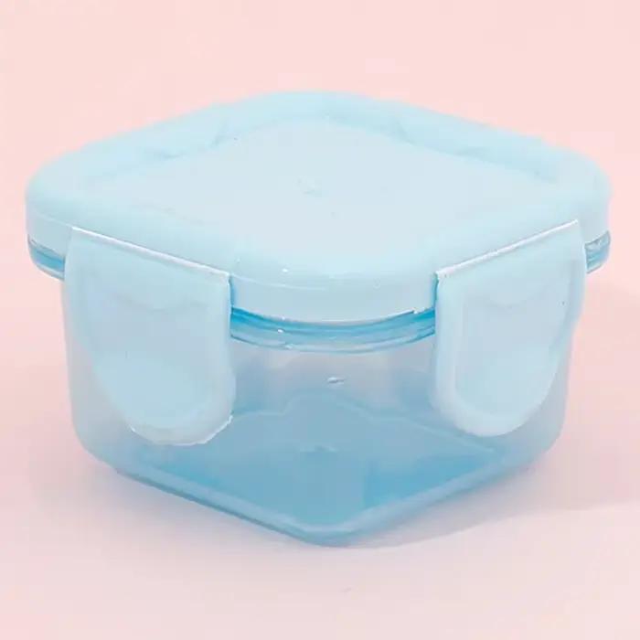 Boîtes de rangement en plastique ronds hermétiques pour réfrigération et chauffage occasionnels préparation alimentaire durable et écoresponsable
