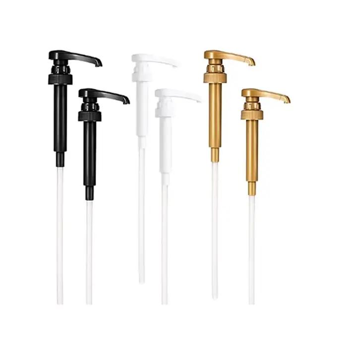 ABKJ-distributeur de pompe à sirop de café, paquet de 6 pompe à sirop pour bouteille de sirop de 750Ml/25,4 Oz, pompes 3 couleurs pour bouteille de sirop de café
