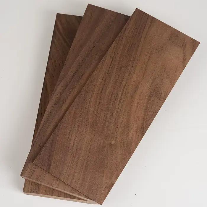 Planche en noyer noir d'amérique du nord, en bois massif fait à la main, matériel de gravure, Base d'ornement, panneau décoratif de bureau