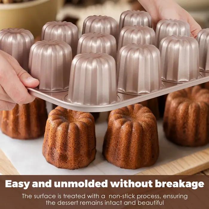 Moule Canele en acier au carbone 6/9/12 cavités