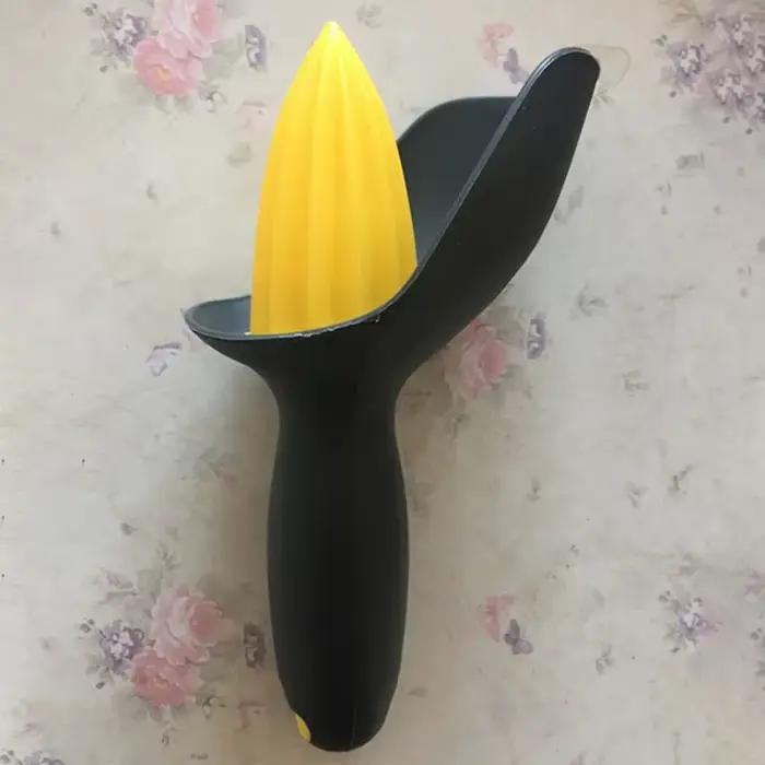 Lot de 2 accessoires de cuisine pour fruits, outil de cuisine, presse-agrumes manuel portable, presse-citron en plastique