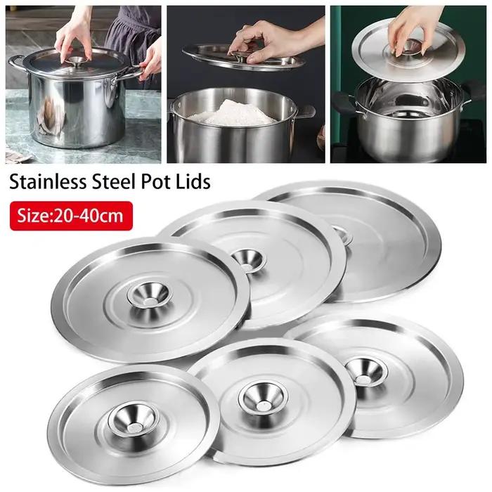 Couvercle de casserole universel en acier inoxydable polyvalent pour casseroles et poêles à offrir pour occasions spéciales et quotidien