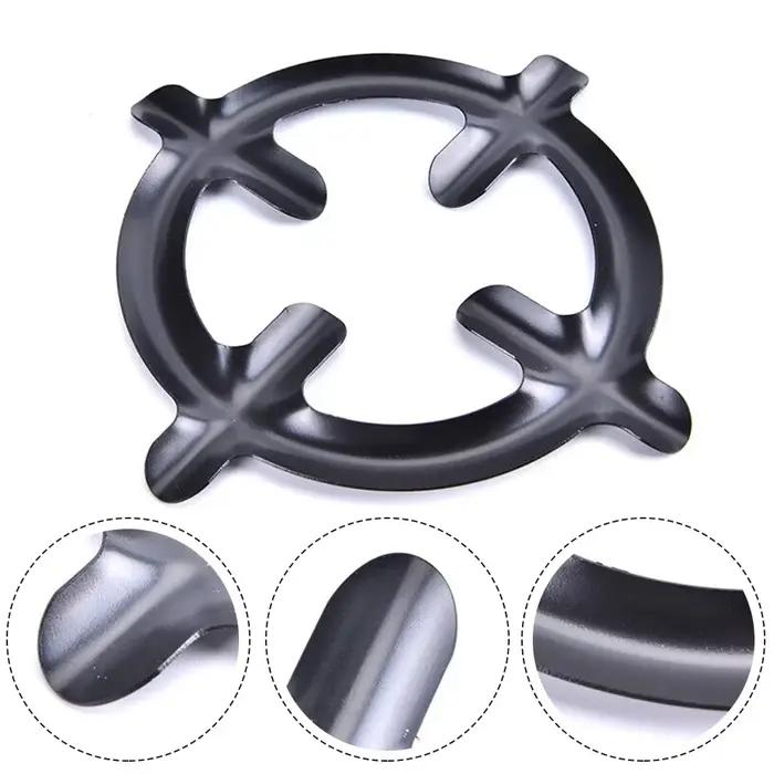 Anneau de cuisinière à gaz en fonte, réducteur de Pot, grilles, plaque de cuisson, support de Pot à café Moka, étagère de table de cuisson Durable et résistante à la chaleur, 1 pièce/2 pièces