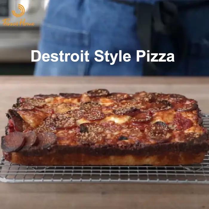 PizzAtHome-Poêle à pizza de style Detroit