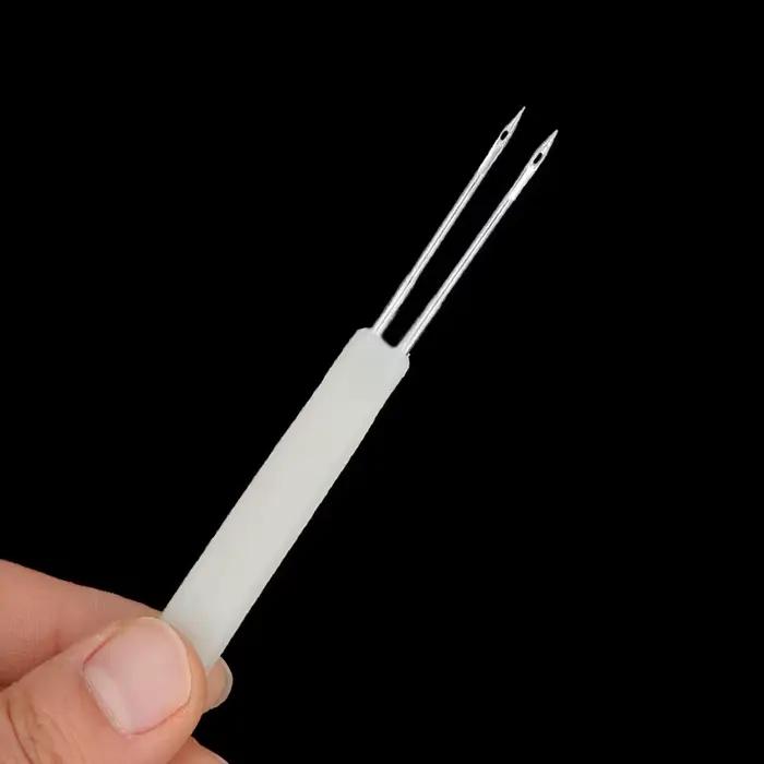 Aiguille d'acné pour poulet, 60 pièces, à Double épine, en acier inoxydable, accessoires pour l'élevage de volaille, poulet, canard