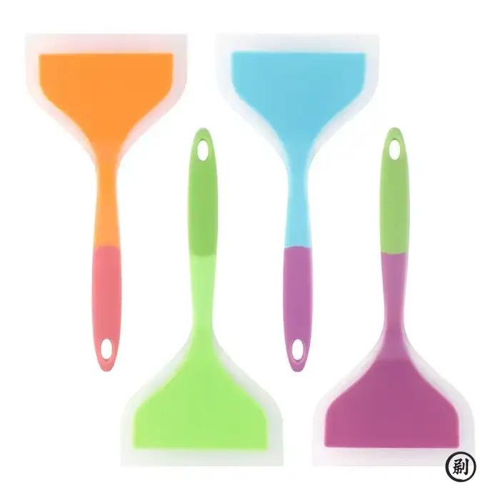 Espátula tamago Yaki, sartén antiadhésif, espátula spéciale, espátula gruesa para ovo Yaki, espátula de silicone, 1 unidad